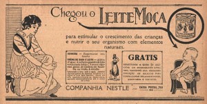 primeira propaganda leite moça nestle 1922