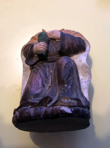 Santo sem cabeça, cortada pelo Estado Islâmico. Encontrada em uma igreja no Iraque. Foto: arquivo pessoal